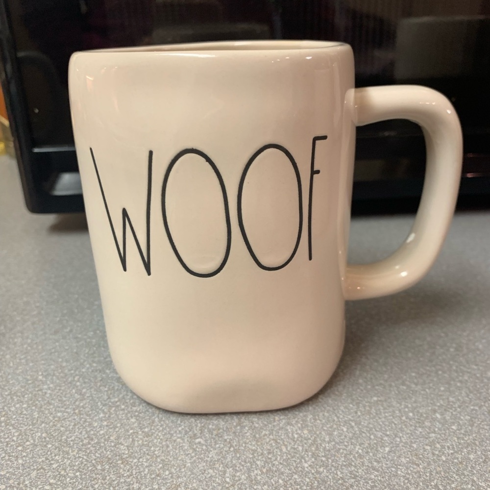 Rae Dunn “WOOF” mug